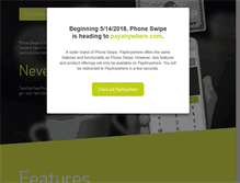 Tablet Screenshot of phoneswipe.com